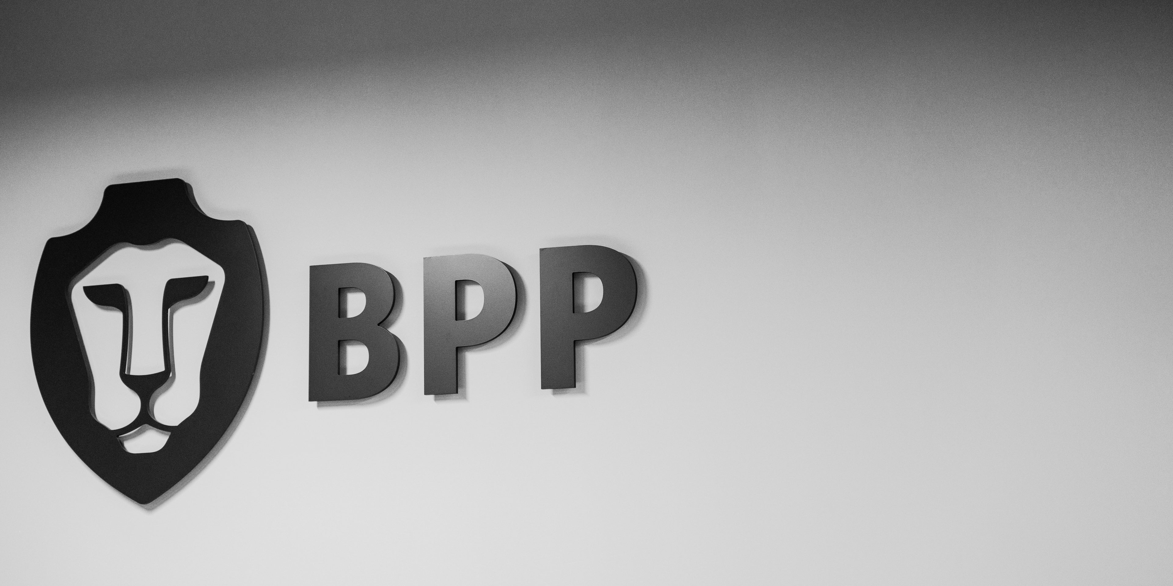 BPP Education — campus signage and learner environment